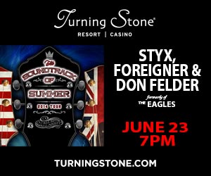 Styx, Foreigner & Don Felder at Turning Stone June 23 >>